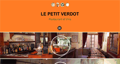 Desktop Screenshot of lepetitverdot.fr